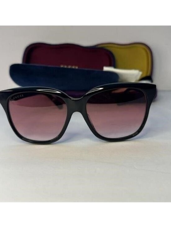 New Authentic GUCCI  Acetate Sunglasses GG0800SA Black main image 5